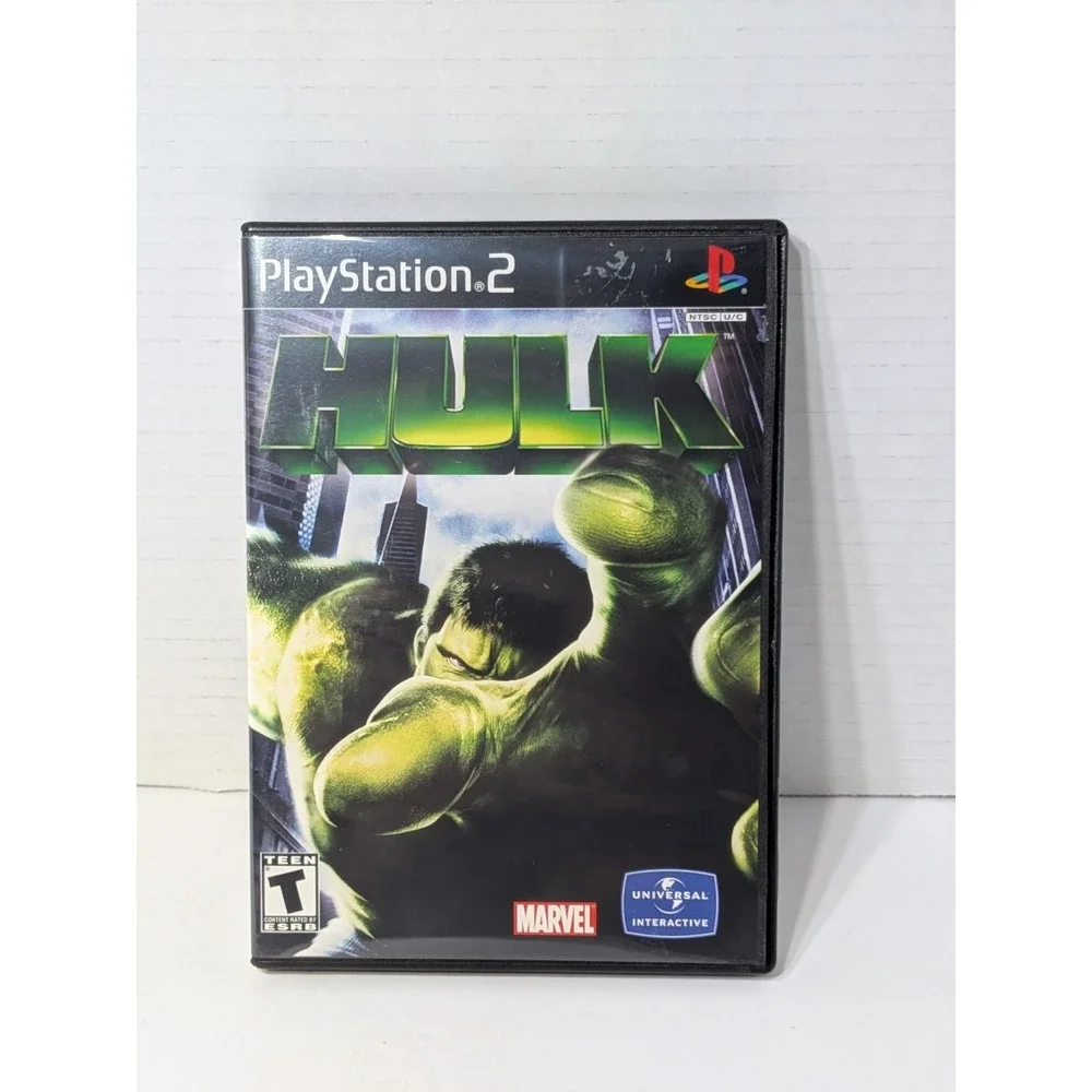 Hulk PS2 CIB (Sony PlayStation 2 2003) Complete with Registration Card - Tested